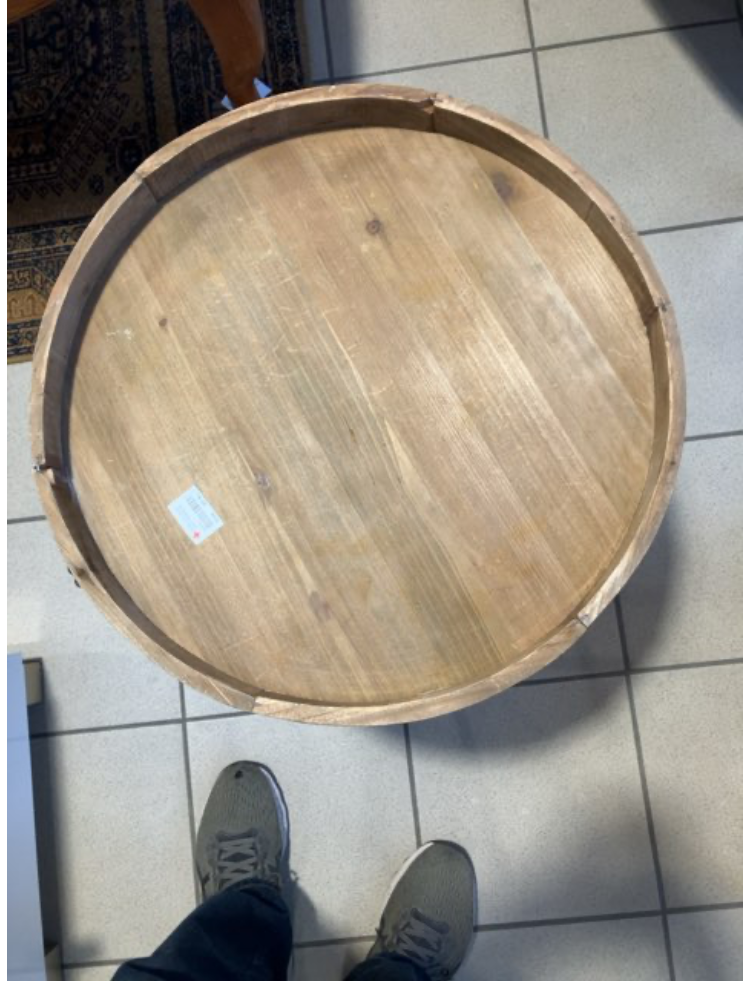 Rundt bakkebord